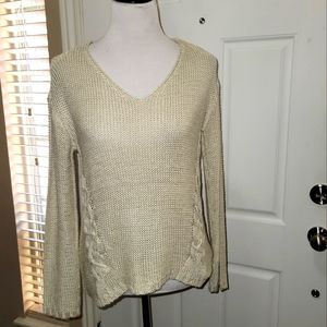 Harper Cable knit sweater size small/med.